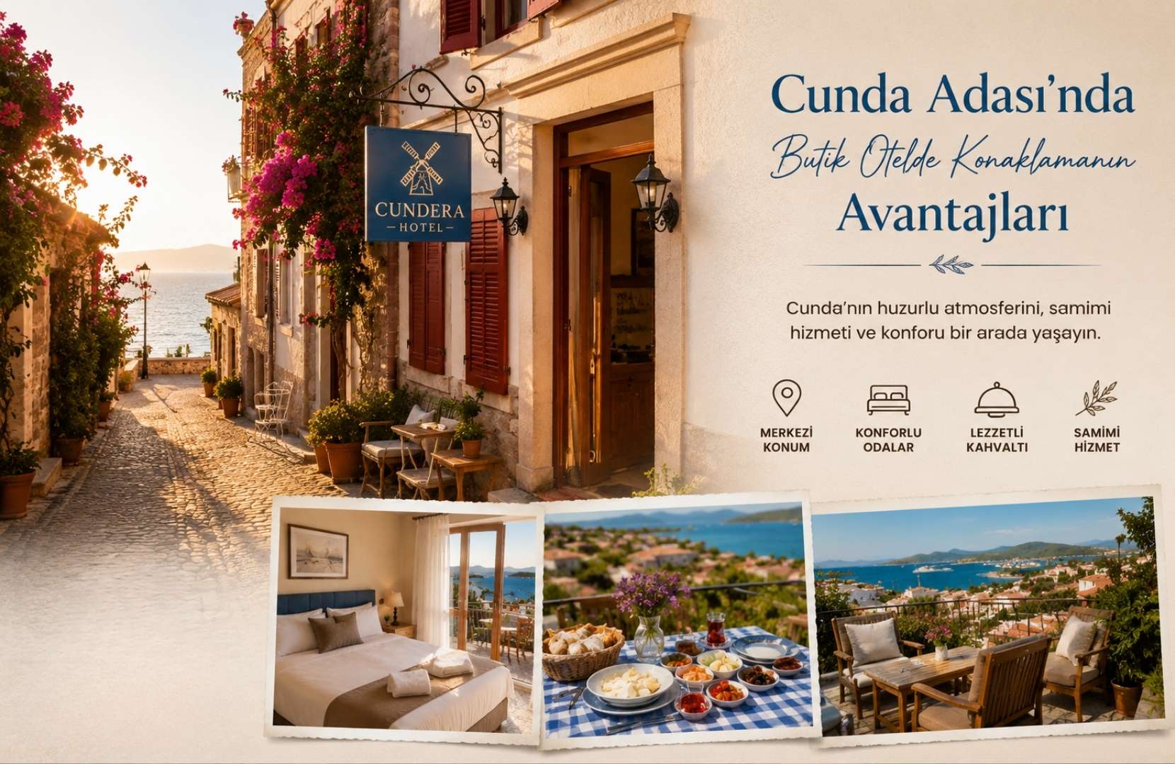 Cunda Adası’nda Butik Otelde Konaklamanın Avantajları