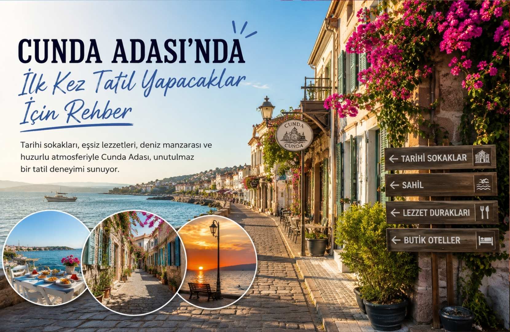Cunda Adası’nda İlk Kez Tatil Yapacaklar İçin Rehber